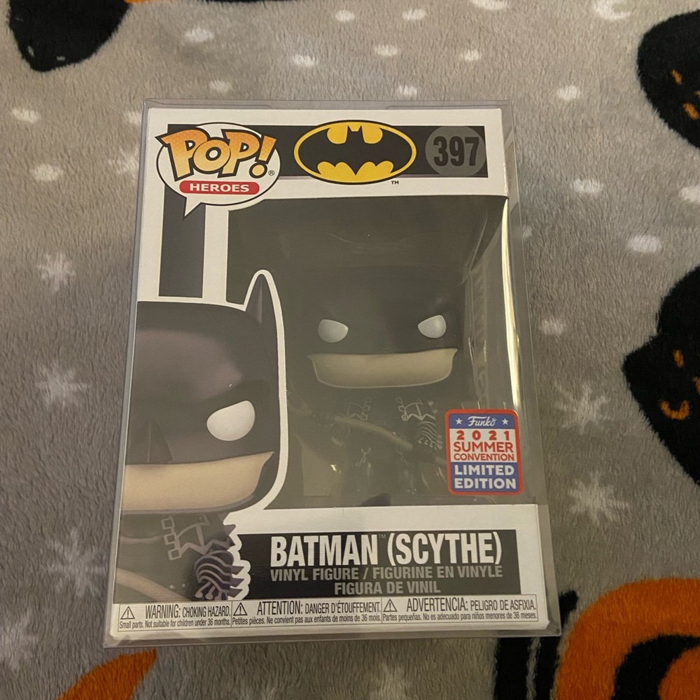 Funko Batman (Scythe) Vinyl Figure - Black and Gray